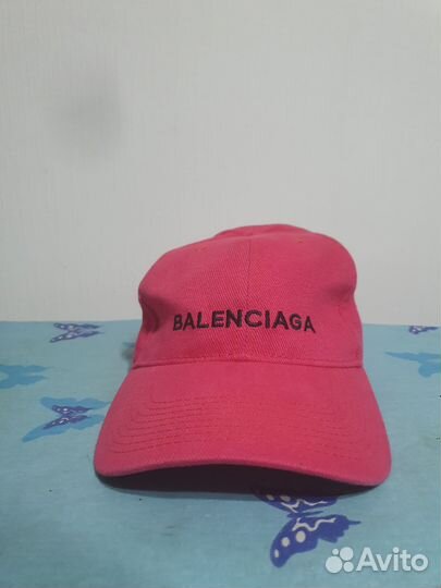Кепка balenciaga розовая