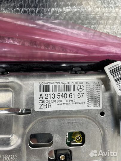 Дисплей монитор мерседес W213