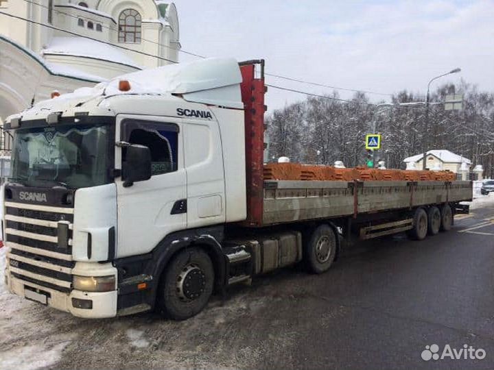 Грузоперевозки фура 20 тонн, открытый борт шаланда