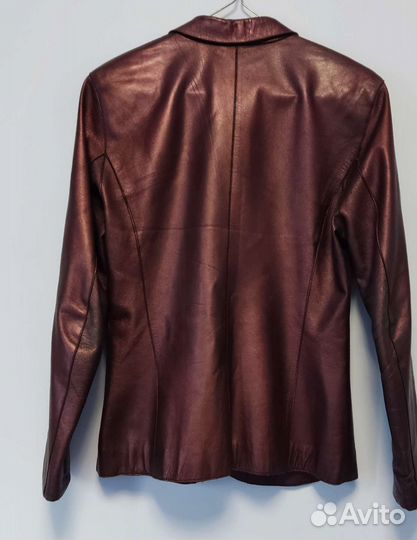 Кожаная куртка р.42-44, Италия