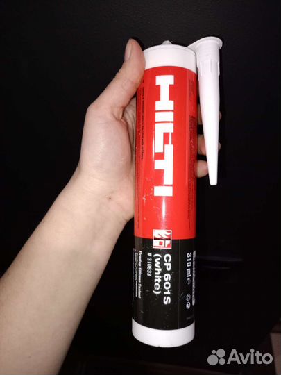 Противопожарный силиконовый герметик hilti CP 601S