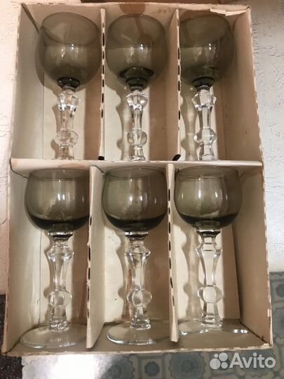 Рюмки цветное стекло