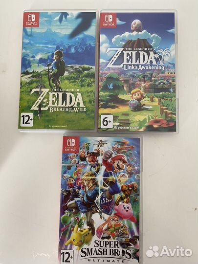 Картриджи nintendo switch