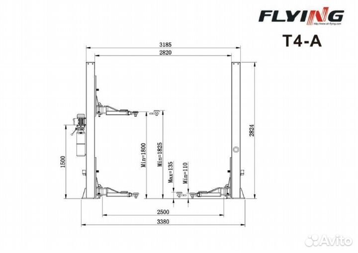 Автомобильный Подъемник T4 Flying