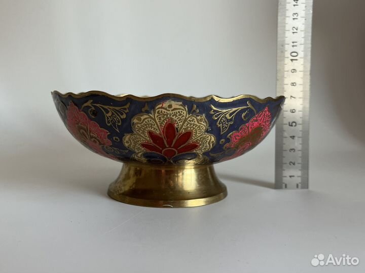 Винтажная конфетница Индия