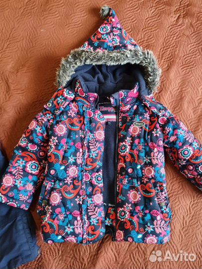 Зимний комбинезон для девочки
