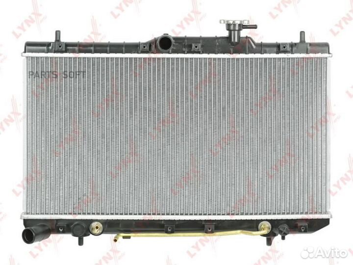 Lynxauto RB1047 Радиатор охлаждения паяный AT