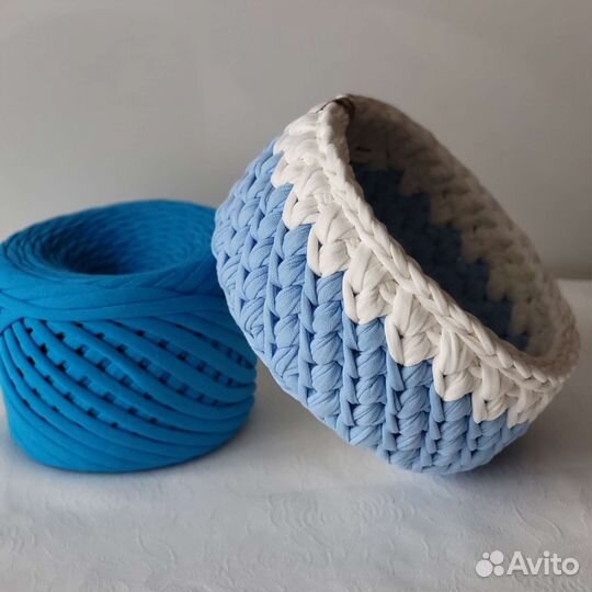 Трикотажные корзинки