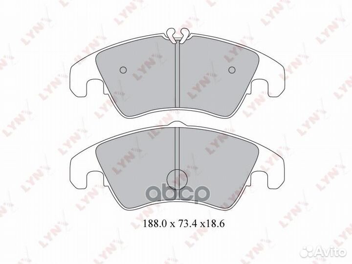 Колодки тормозные audi A6/allroad/S6/A7 (1LA/1LJ)