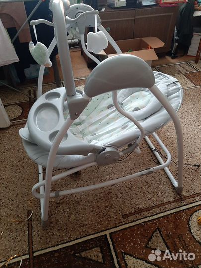 Детские электрокачели indigo fresh 2 в 1