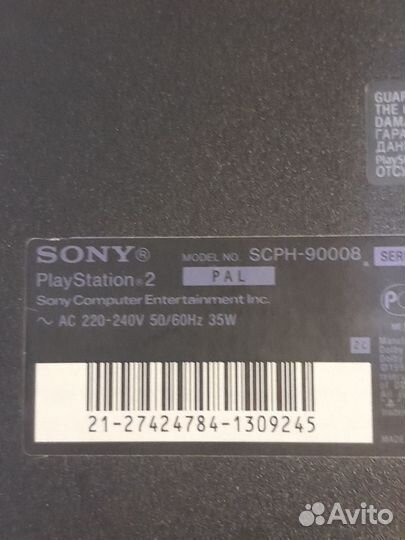 Sony PS2 + Джойстик+ Прош + 5 игр