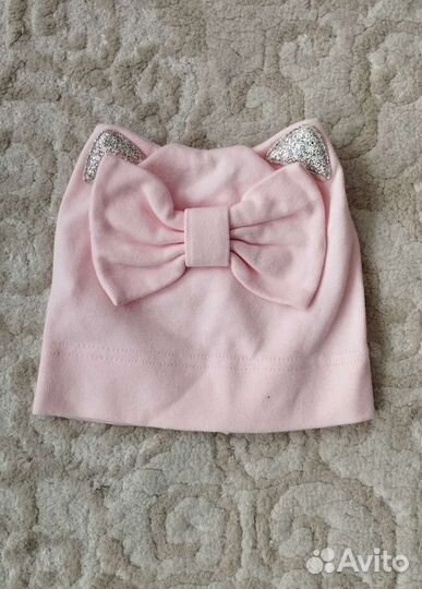 Шапка на девочку демисезонная