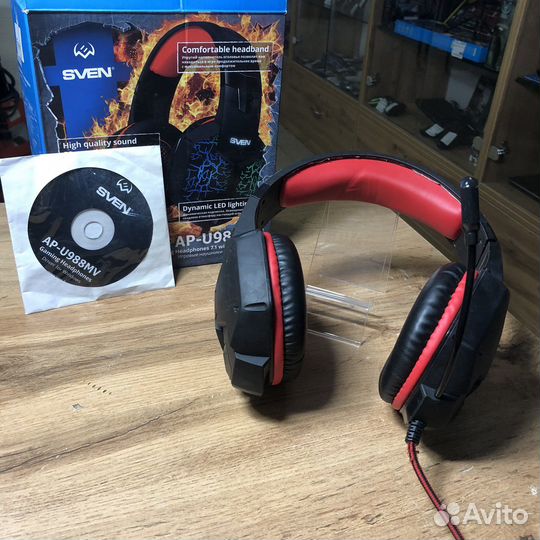 Наушники с микрофоном sven