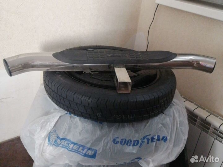 Защита бампера заднего /ступенька