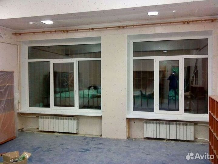 Окна пластиковые не б/у