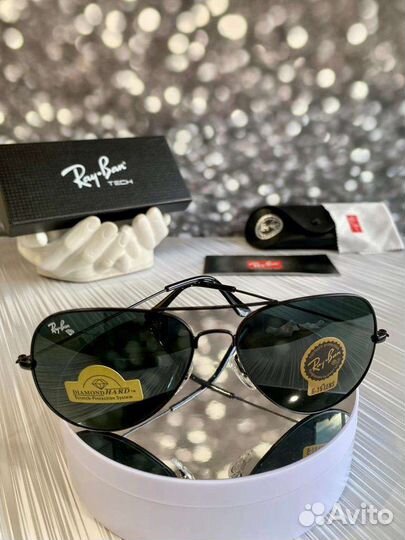 Очки ray ban aviator новые