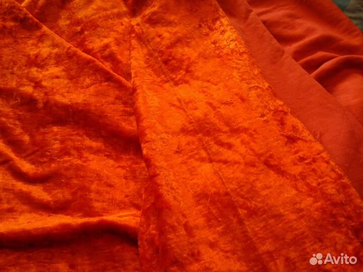 Советская ткань.красная