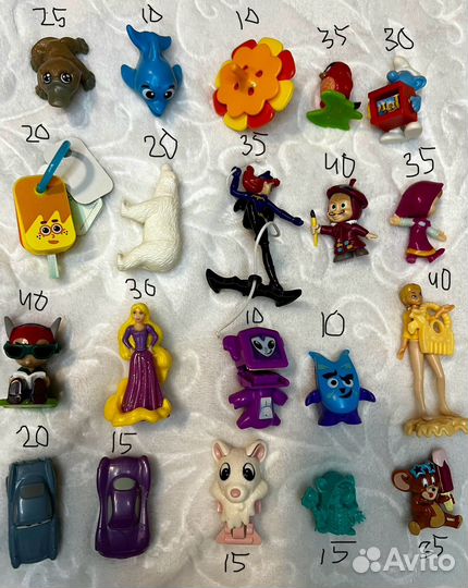 Игрушки из киндера