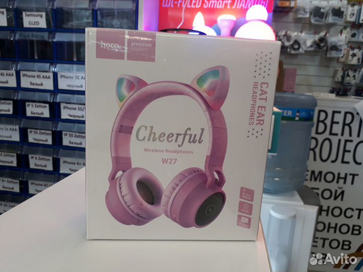 Bluetooth гарнитура hoco W27 Cat Ear