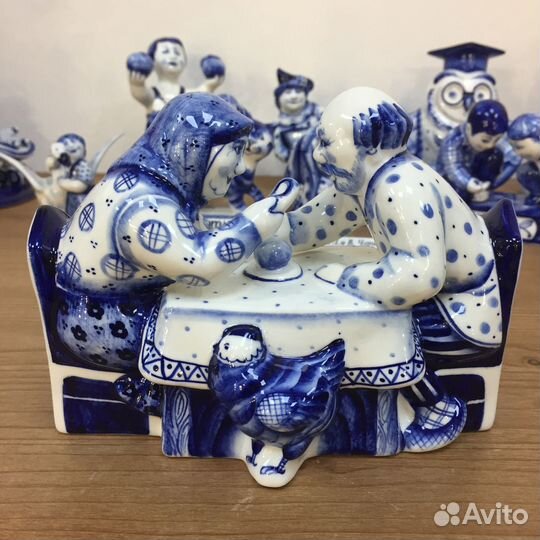 Гжель коллекционная авт. Черновы