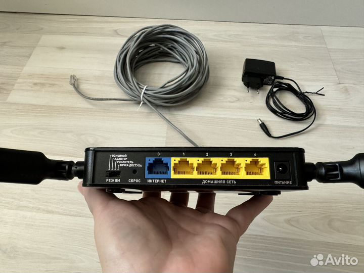 Wifi роутер zyxel Keenetic Lite 3 + кабель 15м