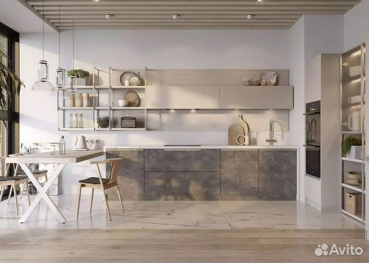 Кухня под потолок в кредит