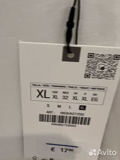 Zara новая футболка оригинал XL