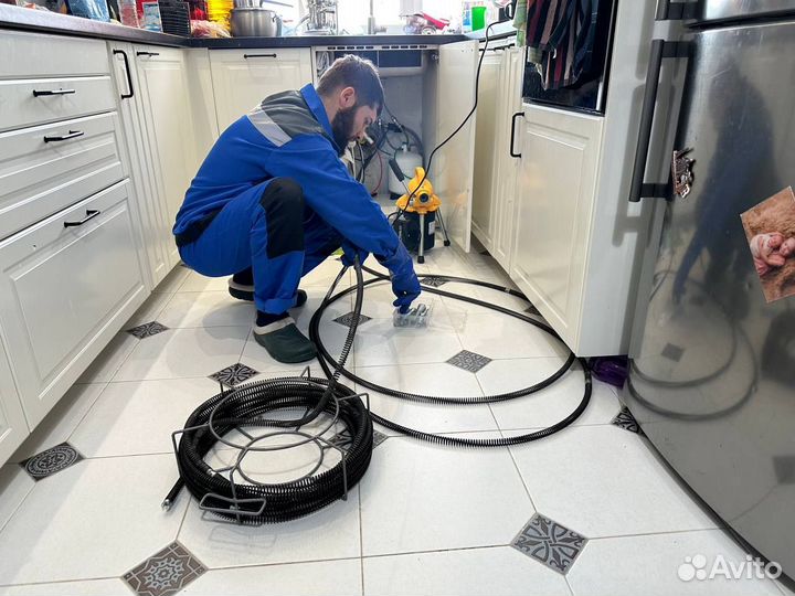 Устранение засоров прочистка канализации