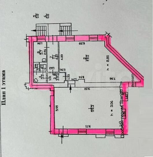 Торговая площадь, 130 м² ст. метро Площадь Ленина