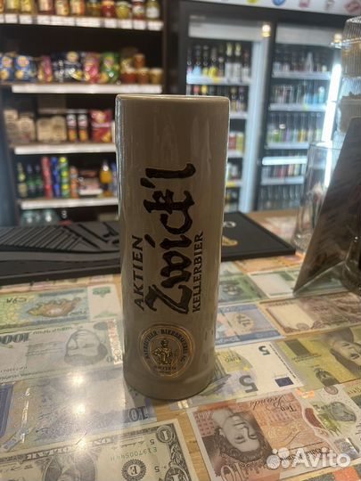 Керамическая пивная кружка 