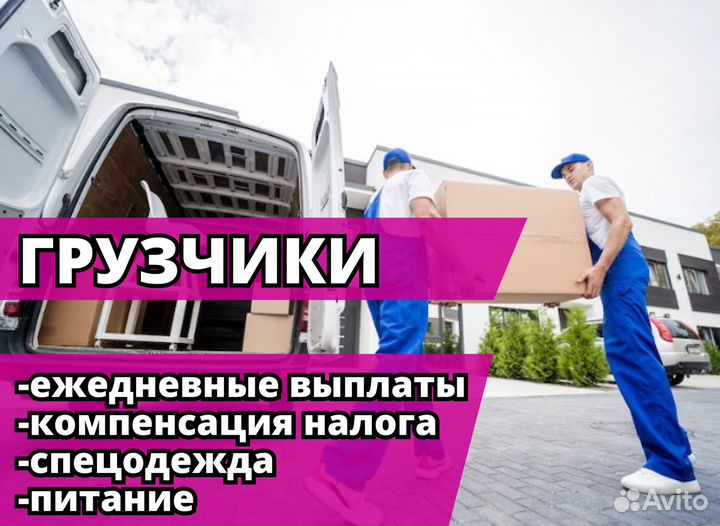 Грузчик с ежедневными выплатами.lq871