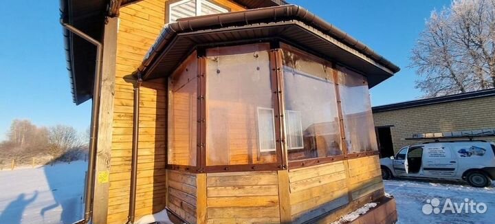 Мягкие окна для кафе летней веранды беседки