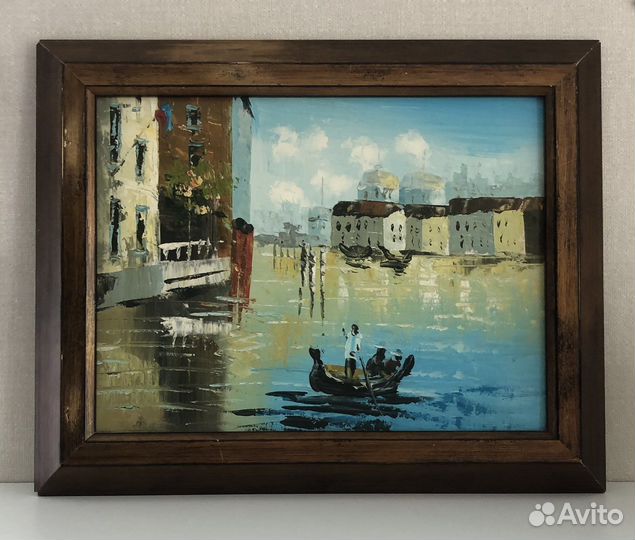 Картина маслом на холсте бу