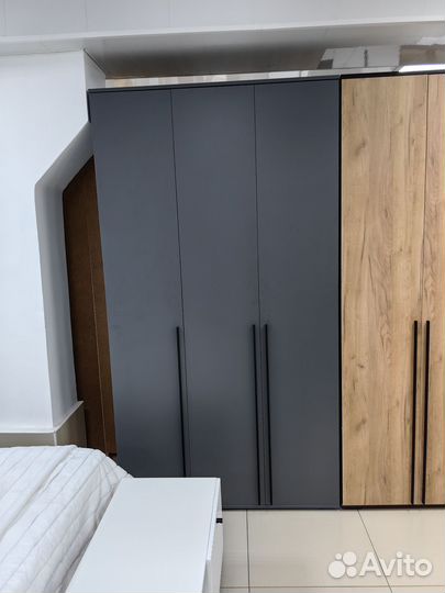 Шкаф графит готовый