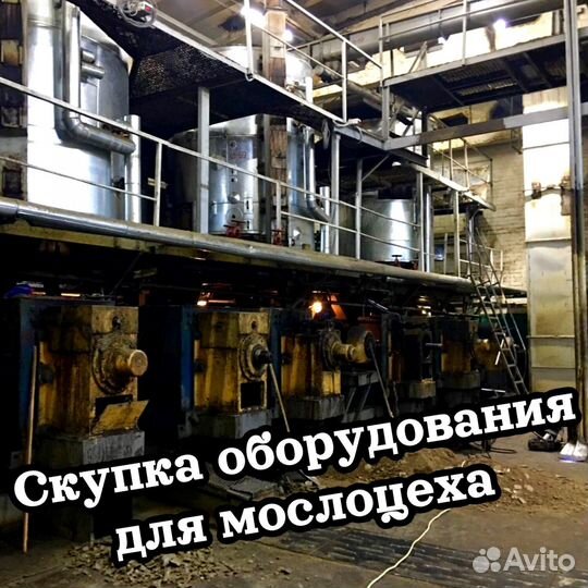 Скупка оборудования для маслоцеха и маслозавода
