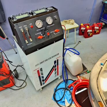 Замена масла в моторе, АКПП и антифриза аппаратно