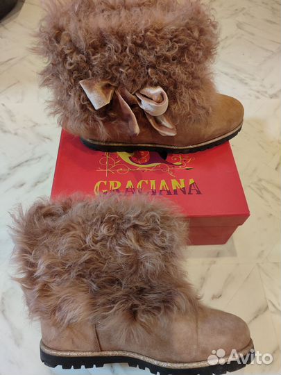 Зимние женские сапоги 38 натуральная замша