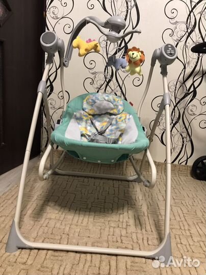 Электрокачели для новорожденных Carrello