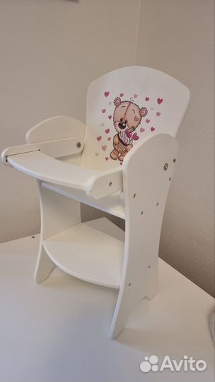 Бронь Стул для кормления кукольный
