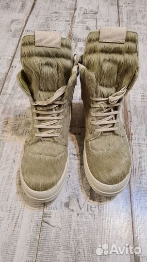 Rick Owens Geobasket Pony Hair 42 и 43.5 IT