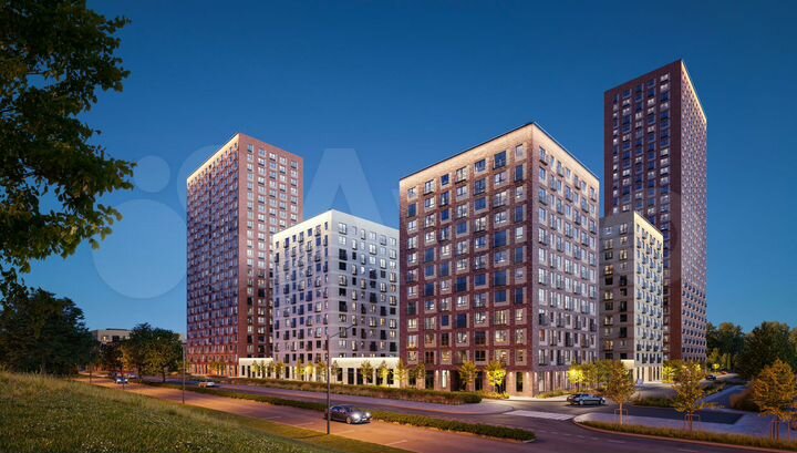 2-к. квартира, 60,5 м², 28/32 эт.