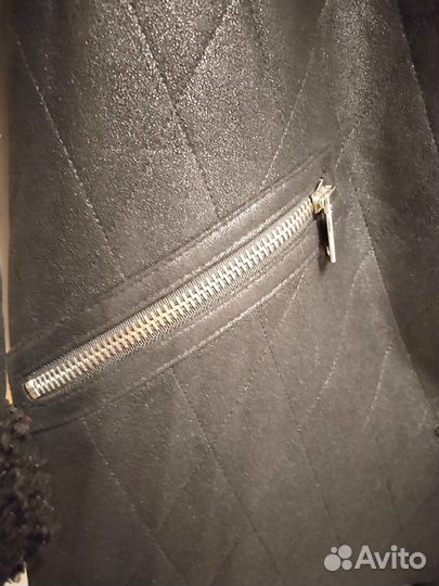 Дубленка женская зимняя длинная