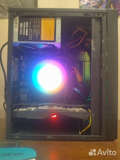 Материнская плата с процессором