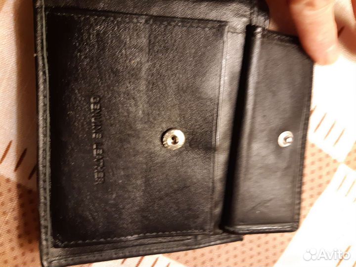 Портмоне boss натуральная кожа