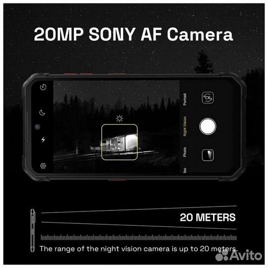 Защищенный смартфон iiif150 Air1 Pro 6/128 Gb. NFC