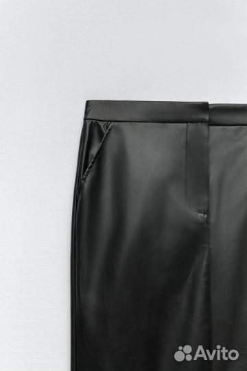 Юбка макси из экокожи Zara