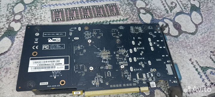 Видеокарта rx550 2gd
