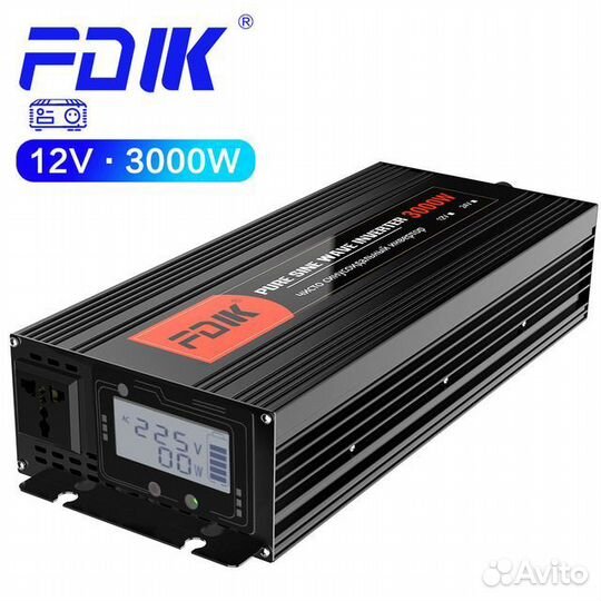 Инвертор автомобильный Fdik 3000 W