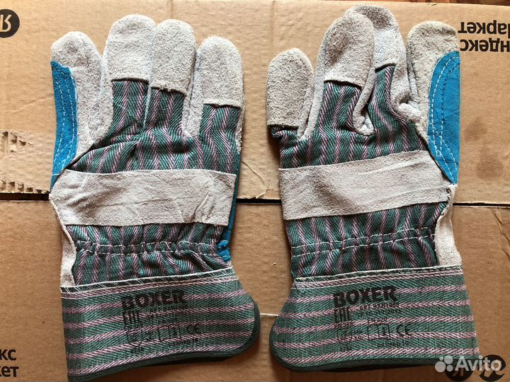 Перчатки спилковые Boxer (10 размер)
