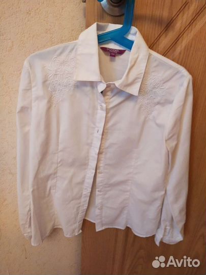 Блузка белая школьная